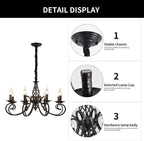 Rustic Chandeliers French Country Vintage Chandelier Metal