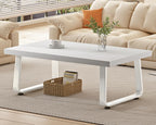 Rustic Coffee Table 60dx120wx46.5h Cm Industrial Wooden