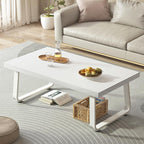 Rustic Coffee Table 60dx120wx46.5h Cm Industrial Wooden