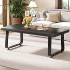 Rustic Coffee Table 60dx120wx46.5h Cm Industrial Wooden