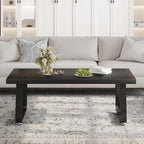 Rustic Coffee Table 60dx120wx46.5h Cm Industrial Wooden