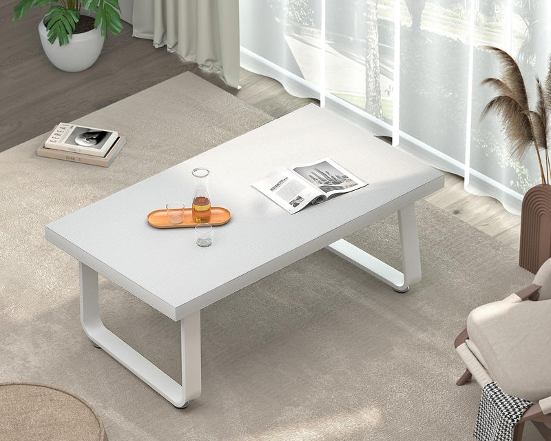 Rustic Coffee Table 60dx120wx46.5h Cm Industrial Wooden