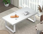 Rustic Coffee Table 60dx120wx46.5h Cm Industrial Wooden