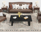 Rustic Coffee Table 60dx120wx46.5h Cm Industrial Wooden