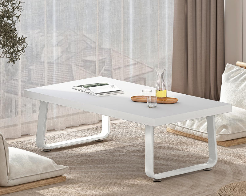 Rustic Coffee Table 60dx120wx46.5h Cm Industrial Wooden