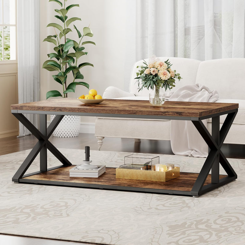 Rustic Coffee Table Farmhouse Tables for Living Room