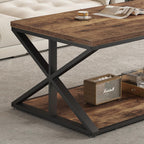 Rustic Coffee Table Farmhouse Tables for Living Room