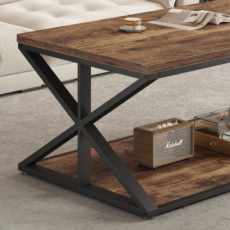 Rustic Coffee Table Farmhouse Tables for Living Room