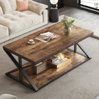 Rustic Coffee Table Farmhouse Tables for Living Room