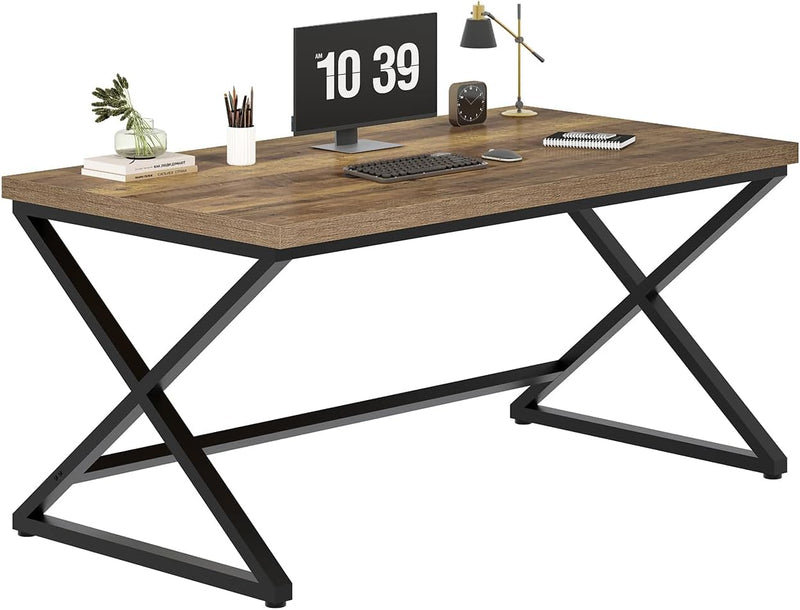 Rustic Computer Desk Home Office Work Study Writing
