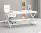 Rustic Computer Desk Farmhouse Home Office Industrial Wood