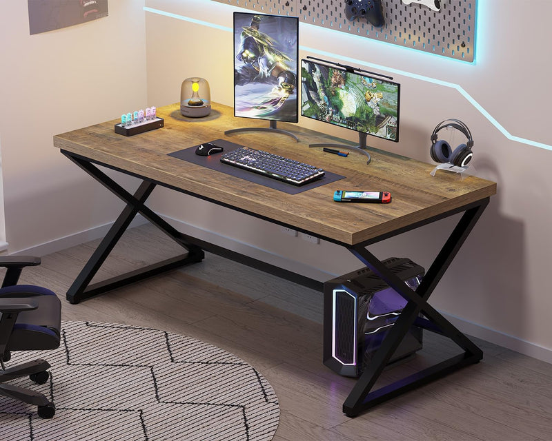 Rustic Computer Desk Home Office Work Study Writing