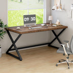 Rustic Computer Desk Farmhouse Home Office Industrial Wood