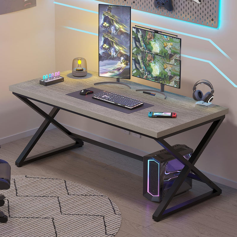Rustic Computer Desk Home Office Work Study Writing