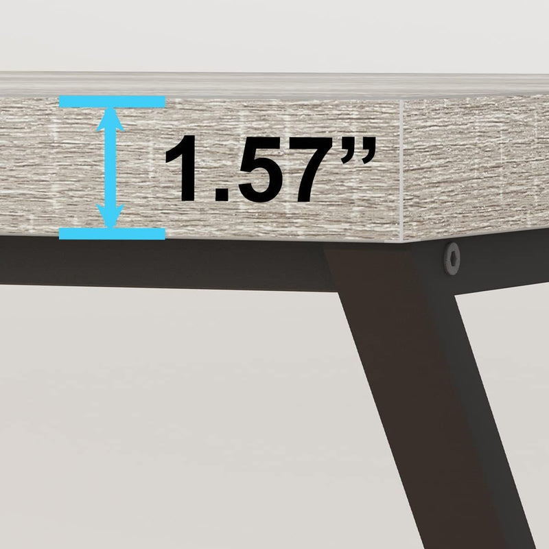 Rustic Computer Desk Farmhouse Home Office Industrial Wood