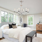Rustic Pendant Chandelier French Country Vintage 6 Lights