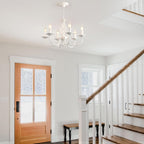 Rustic Pendant Chandelier French Country Vintage 6 Lights