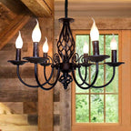 Rustic Pendant Chandelier French Country Vintage 6 Lights