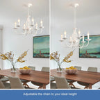 Rustic Pendant Chandelier French Country Vintage 6 Lights