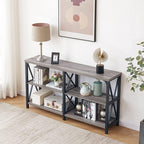Rustic Sofa Table Farmhouse Console for Living Room
