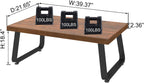 Rustic Wood Coffee Table Real Living Room