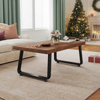 Rustic Wood Coffee Table Real Living Room