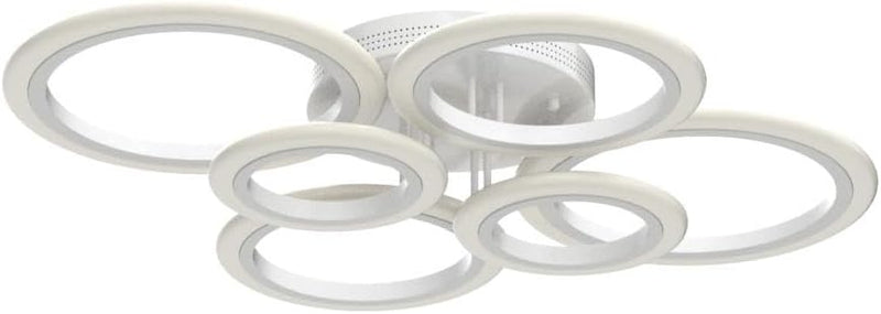 72W 6400lm LED Ceiling Light 80CM 6 Ring