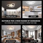 Ruyi Ceiling Lights Living Room 72W 80CM LED