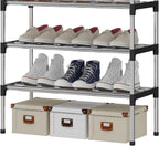 S-538 10 Tiers Adjustable Shoe Storage Tall Rack