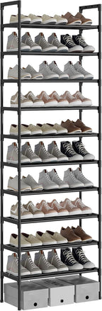 S-538 10 Tiers Adjustable Shoe Storage Tall Rack