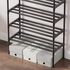 S-538 10 Tiers Adjustable Shoe Storage Tall Rack