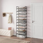 S-538 10 Tiers Adjustable Shoe Storage Tall Rack
