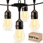 S14 Festoon Lights Outdoor 38m Waterproof Connectable String