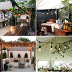 S14 Festoon Lights Outdoor 38m Waterproof Connectable String