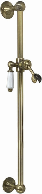 S27 Shower Slide Rail Riser Brass Head Holder