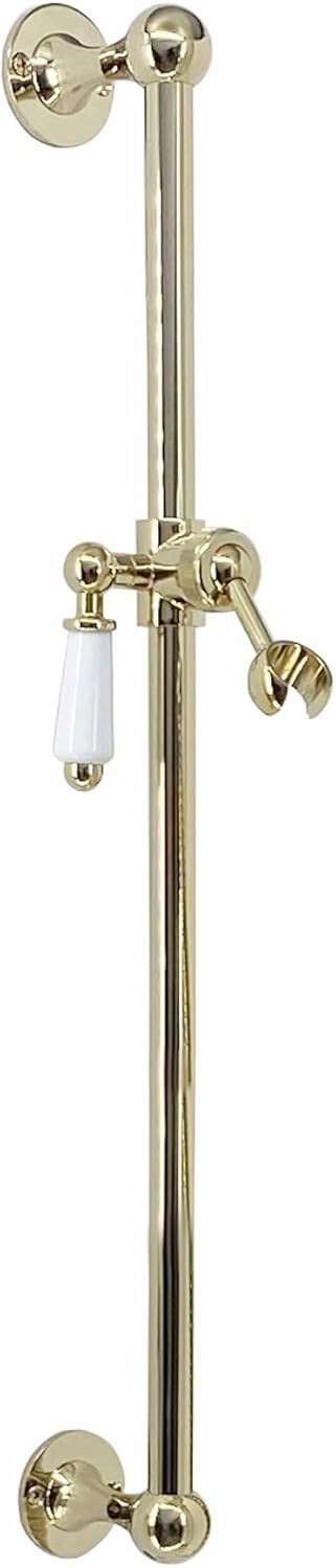 S27 Shower Slide Rail Riser Brass Head Holder