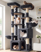 S74e Cat Tree Tower 2 Caves 45x40CM