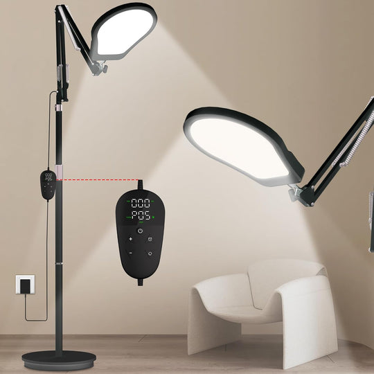 Sad Lamp Lux 20W Light Therapy Floor Shell-Shaped