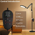 Sad Lamp Lux 20W Light Therapy Floor Shell-Shaped
