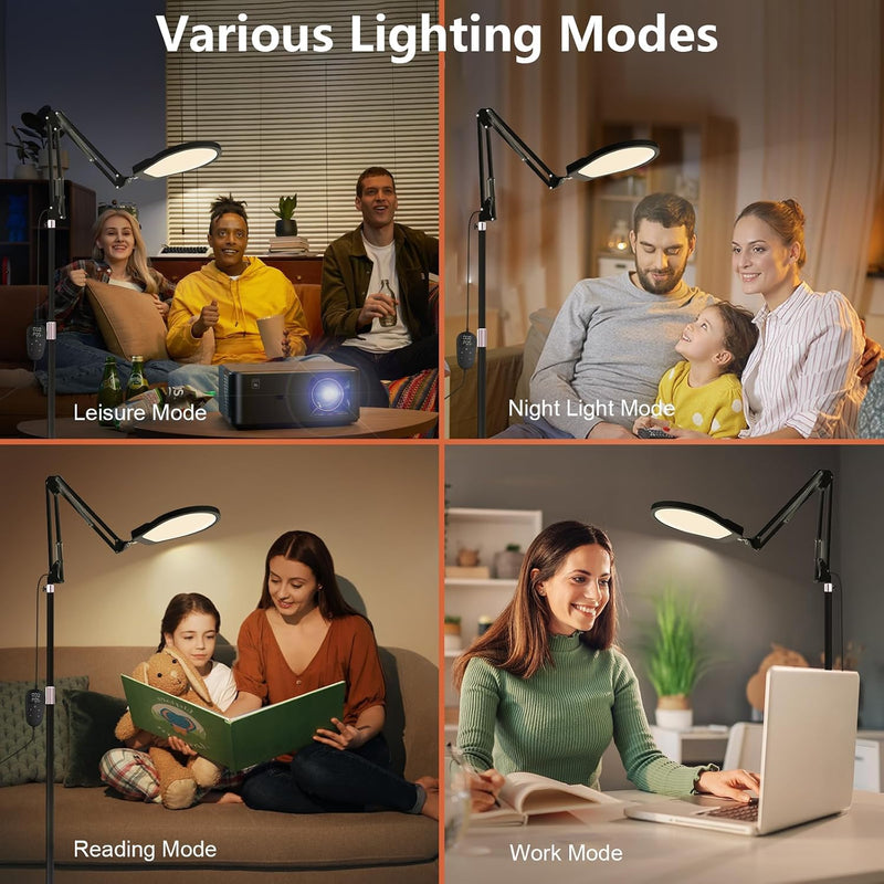 Sad Lamp Lux 20W Light Therapy Floor Shell-Shaped