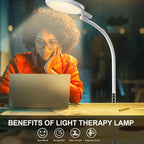Sad Light Therapy Floor Lamp Lux UV-Free Daylight