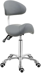 Saddle Stool Massage Rolling Work Chair for Beauty