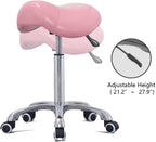 Saddle Stool Massage Rolling Work Chair for Beauty