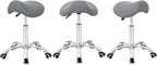 Saddle Stool Massage Rolling Work Chair for Beauty