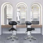 Saddle Stool Massage Rolling Work Chair for Beauty