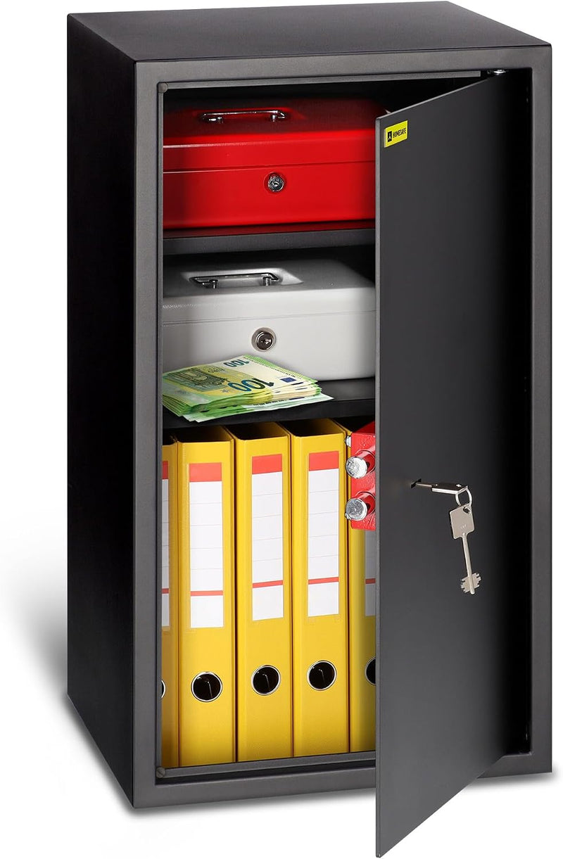 Safe Box with Key Lock Money