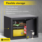 Safe Box with Key Lock Money