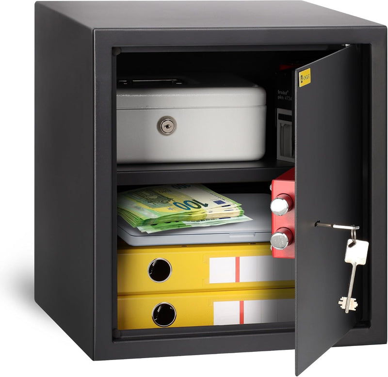 Safe Box with Key Lock Money