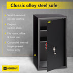 Safe Box with Key Lock Money