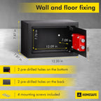 Safe Box with Key Lock Money